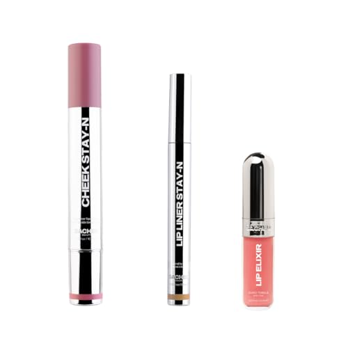 Sacheu Blushing MUAH-ve Makeup Bundle – Lip Liner, Elixir & Cheek