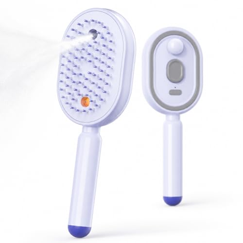 Electric Spray Massage Comb - Detangling Brush for Thick Curly Hair