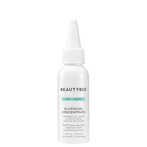 BeautyBio GLOfacial Hydro-Infusion Deep Pore Cleansing + Blue LED Clarifying Set: Tool + Concentrate