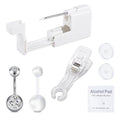 Belly Button Piercing Kit with Gun and Stainless Steel Rings