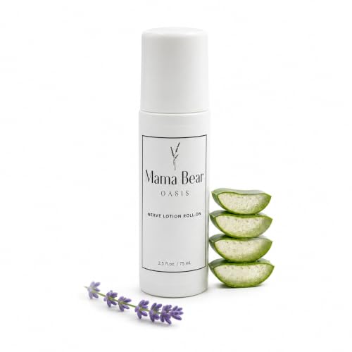 Mama Bear Oasis Magnesium Roll-On with Aloe Vera for Quick Absorption