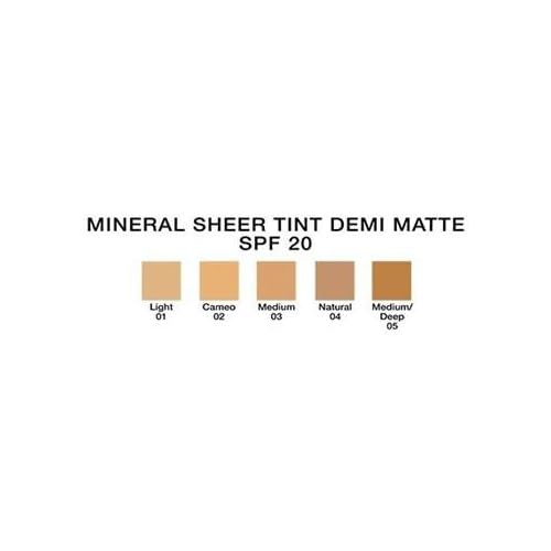 JOLIE. IMPECCABLE ME Mineral Sheer Tint SPF 20 ? Tinted Moisturizer, Flawless Oil-Free Mineral-Based Foundation with Hydrating, Lightweight Coverage for Radiant Skin, (Cameo Glow)