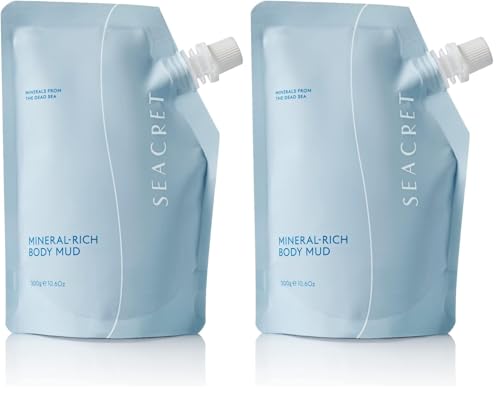 Dead Sea Mud Mask - Mineral Rich Body Treatment 10.6oz (Pack of 2)