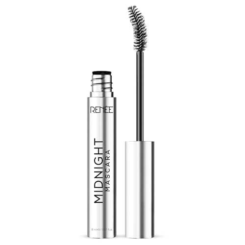 RENEE Midnight Mascara - 360° Wand, Black, Vitamin E