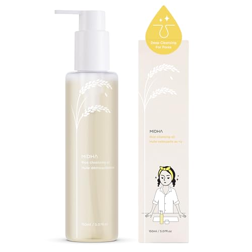 MIDHA Rice Bran Cleansing Oil | Makeup Remover & Pore Cleanser