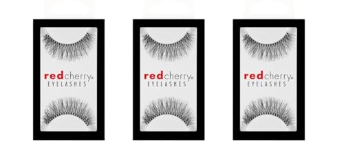 Red Cherry #747M False Eyelashes - 3 Pair Pack