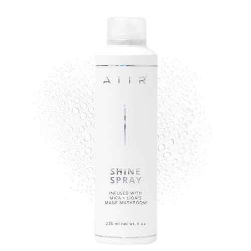 AIIR Shine Spray -Smoothing Spray for Glossy Sleek Hair, Humidity and Frizz Shield Spray, Gloss Spray, Lightweight Spray Coats and Protects Hair, Enhance Shine & Color with Reflect, 6 oz