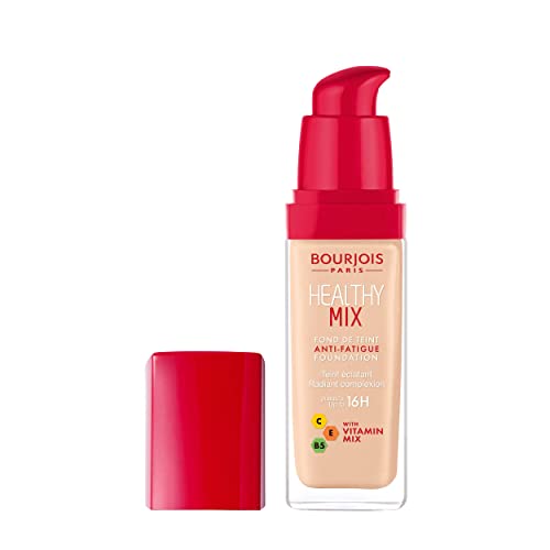 Bourjois Healthy Mix Anti-Fatigue Medium Coverage Liquid Foundation 5 Rose Ivory, 30ml