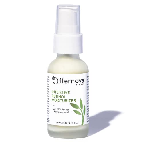 Intensive Retinol Moisturizer - Deep Hydration Night Cream 2.5% Vitamin A & Hyaluronic Acid + Vitamin E - Crema Humectante Intensiva de Retinol - Antiarrugas con ?cido Hialur?nico y Vitamina E