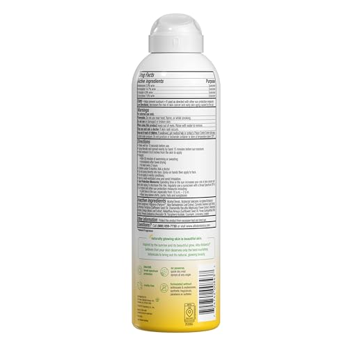 Alba Botanica Sunscreen Spray for Face and Body, Broad Spectrum SPF 50 Sunscreen, Hawaiian Coconut, Water Resistant and Biodegradable, 5 fl. oz. Bottle