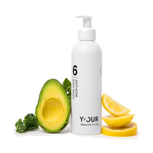 Y’OUR Anti-Acne Body Wash - Foalming Gel Cleanser with Pump, Exfoliating & Hydrating for Women & Men, Paraben & Sulfate Free, Salicylic Acid & Aloe Vera, Remove Back, Chest and Leg Pimples & Zits