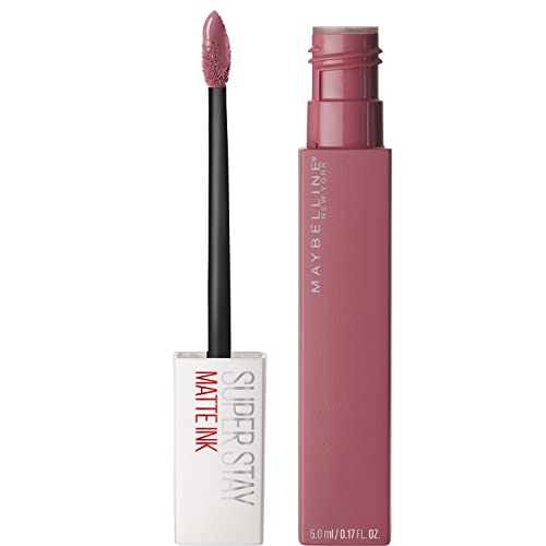 MAYBELLINE Super Stay Matte Ink Liquid Lipstick Makeup Long Lasting High Impact Color Up to 16H Wear Mover Brown and Lover Mauve Neutral
