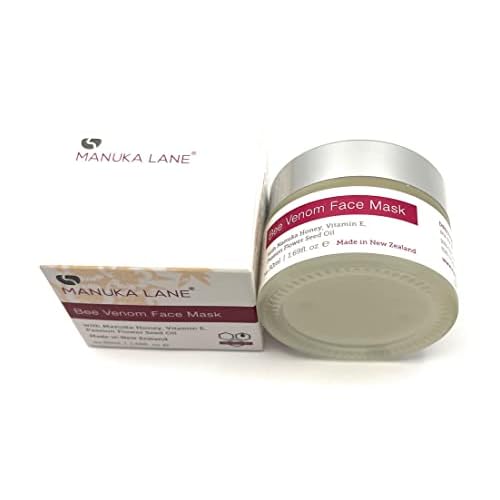 Manuka Lane, Bee Venom Face Mask, with Natural Honey, Vitamin E, Passion Flower Seed Oil, Net 50ml
