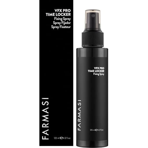 FARMASI Makeup Time Locker, Long-Lasting Makeup Setting Spray, Oil-Free, Lightweight, All-Day Wear Revitalizes, Natural Finish, 4.2 fl. oz / 125 ml