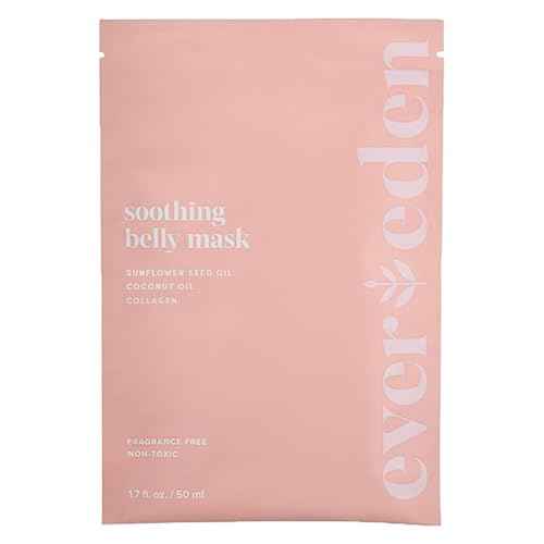 Evereden Soothing Belly Mask for Stretch Marks - One Size | 1 count | Belly Mask for Pregnancy | Clean Pregnancy Skincare | Non-toxic and Fragrance Free