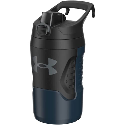 Under Armour Sports Water Jug, 32 oz Insulated Water Bottle w/Handle, Fence Hook, Leak Resistant, Baseball, Football & More