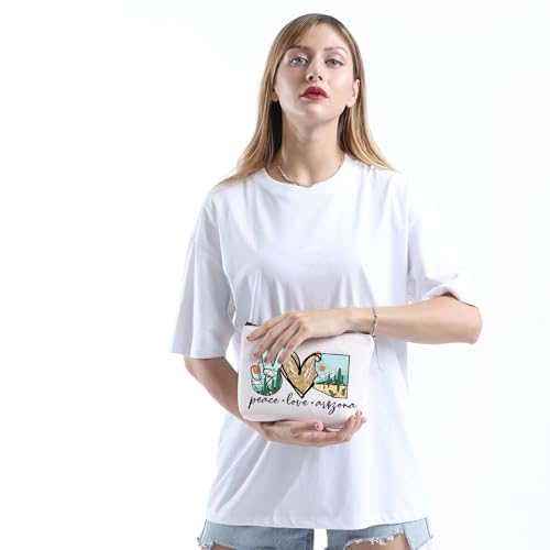 XYANFA State Makeup Bag Desert Souvenir Gift Trip Vacation Lover Travel Vacation Cosmetic Bag