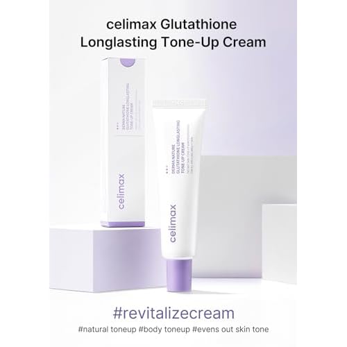 celimax Derma Nature Glutathione 9 Hour Long Lasting Tone Up Cream | Even Toning for Soothing, Hydrating, Moisturizing, 1.18 fl oz