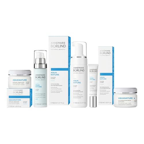 ANNEMARIE B?RLIND - AQUANATURE Rehydrating Night Cream - Papyrus and Glasswort Extracts for Lasting Hydration - Nourishes, Regenerates, Rehydrates - 1.69 Fl Oz