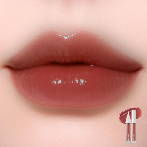 INTWONI Glassy Glow Lip Stain Tint 02 Berry Long Lasting Lip Velvet