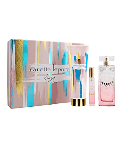 Nanette Lepore Luna Eau de Parfum 3 Piece Gift Set, 3.4 fl. oz.