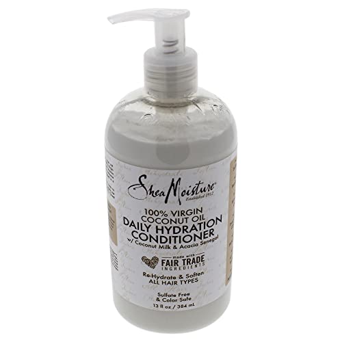 Shea Moisture 100 Percent Virgin Coconut Oil Daily Hydration Conditioner for Unisex - 13 oz Conditioner