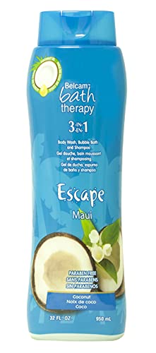 Belcam Bath Therapy Body Wash and Shampoo, Cherry Blossom, 32 Fluid Ounce