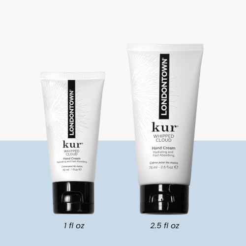 LONDONTOWN kur Whipped Cloud Hydrating, Moisturizing & Fast Absorbing Hand Cream, Vegan & Cruelty Free - 1fl oz