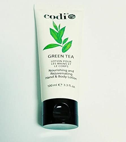 Codi Green Tea Lotion - Green Tea Body and Hand Lotion for Women and Men - Green Tea Body Lotion with Wonderful Green Tea Scent - Less Greasy and Quick Absorbent - 1 750ml Bottle and 2 100ml Tubes