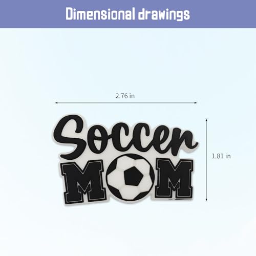 Soccer Mom Charm for Bogg Bag | PVC Durable