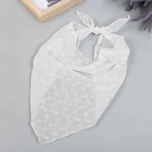 Hair Bandanas for Women Trendy Bandana Head Kerchief for Women¡¯s Hair Cute Hair Scarf Headband White Adjustable Bandana