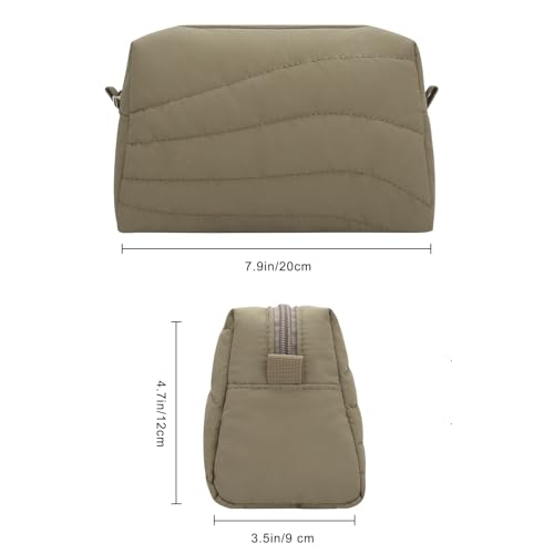 E-Tree Quilted Makeup Bag - Large Capacity Cosmetic Organizer