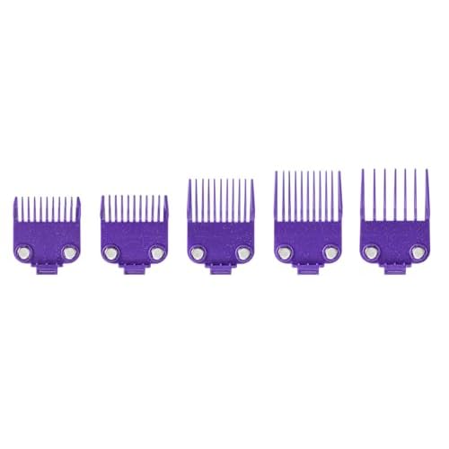 Andis 560997 OG Master Dual Magnet Attachment Clipper Guard Set, 5-Pack, Purple