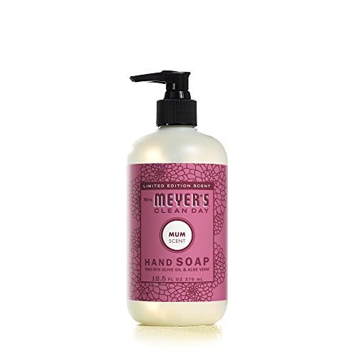 MRS. MEYER'S CLEAN DAY Hand Soap Mum (12.5 Fl Oz (Pack of 1), Gel)