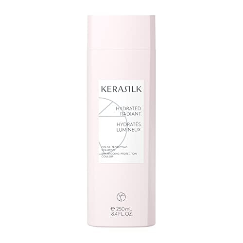 KERASILK Color Protecting Shampoo | Prevents Premature Color Fading |Provides Hydration & Enhances Shine | For Color Treated & Lightened Hair | Ideal For All Hair Types & Textures | 250 ml