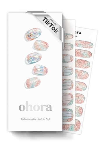 ohora Semi Cured Gel Nail Strips N Newtro No.1 - Salon-Quality Nail Art