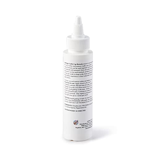 Ladibugs Baby Cradle Cap Remedy Kit - Gentle 2-Step Serum & Comb Set