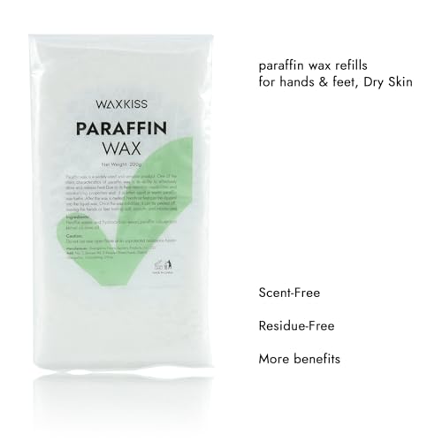 Unscented Paraffin Wax Refills for Hand and Feet - 6 Packs