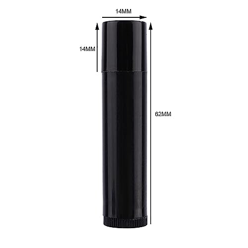 100PCS 5ml Empty Lipstick Containers Black White Tubes