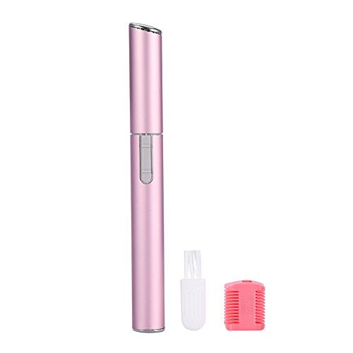 Yosooo Facial Hair Trimmer for Women, Portable Electric Face Eyebrow Hair Body Blade Razor Shaver Remover Trimmer (Pink)