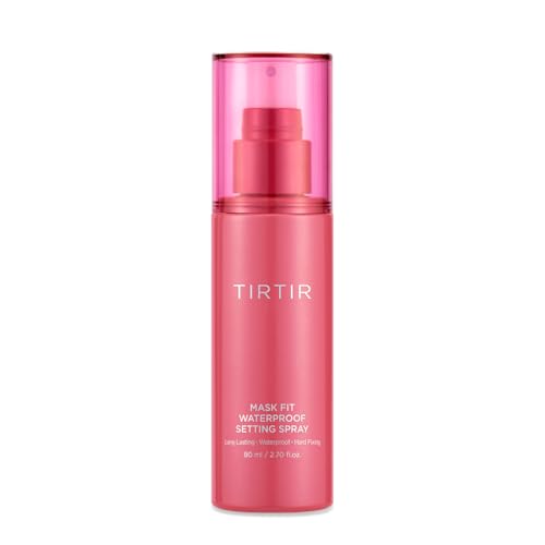 TIRTIR Waterproof Setting Spray ? 24 Hour Long Lasting Fix, Sweatproof Water Resistant Makeup Finisher ? Ethanol Free, Semi Matte Finish for Oily Skin ? Korean Makeup Fixer