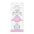Gimme Beauty Fine Hair Claw Clips - 3 Pack, Clear