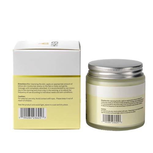 HAVEN Beef Tallow Cream ? Whipped Nourishing Moisturizer for Face & Body, Natural Hydration Skincare Balm, Non-Greasy Daily Use