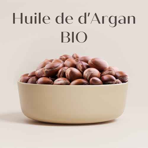 Arganicare Natural Argan Oil Serum with Jojoba Oil - Hair Growth Formula for Damaged Hair, Dry Scalp Treatment & Frizz Control - Vegan Shea Moisture Blend