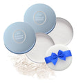 Club Suppin Translucent Pressed Powder Foundation + Overnight Skincare, Finishing Powder Makeup & Face Powder with Amino Acids, Shea Butter& Aloe, 24H Long-Lasting Japanese Skincare, WHITE, 2EA