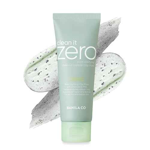 BANILA CO Clean It Zero Charcoal Capsule Pore Polish Mask | Gentle Exfoliating Facial Polish with Charcoal PHA Capsules & Green Clay | Korean Skincare for Oily & Sensitive Skin (100g / 3.53 oz)
