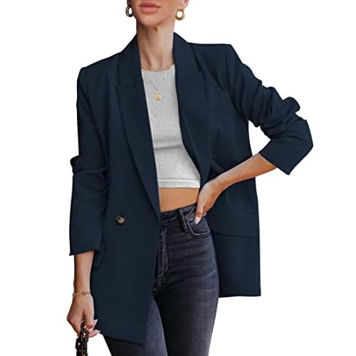 luvamia Blazer Jackets for Women Work Casual Office Long Sleeve Fashion Dressy Business Outfits