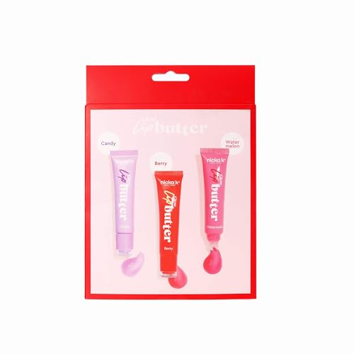 Nicka K New York Glow Lip Butter, Hydrate, Silky Shin, Soft Smooth and Radiant Lips (MLTB03 Fruity Picks)