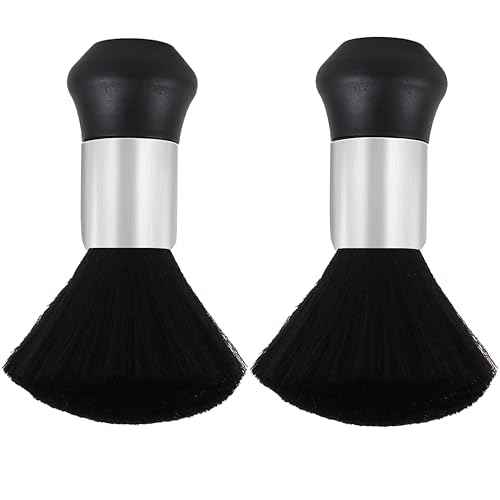 Large Neck Duster Brush Professional Barber Neck Duster Brush Soft Barber Face Cleaning Hairbrush Nylon Hair Cutting Kits Barber Accessories Cleaning Supplies