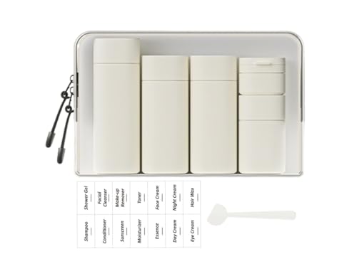 5 Pack TSA Approved Travel Bottles - Refillable BPA-Free Containers